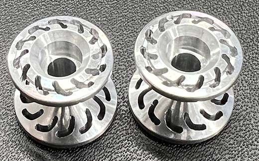 タミヤ ミニ四駆用 ベアリングアルミローラー（切削加工品）2段アルミローラーセット（13-12ｍｍ）H827282-837282 ミニ四駆 アルミローラー 東原工業所 岐阜県 F4N-1890