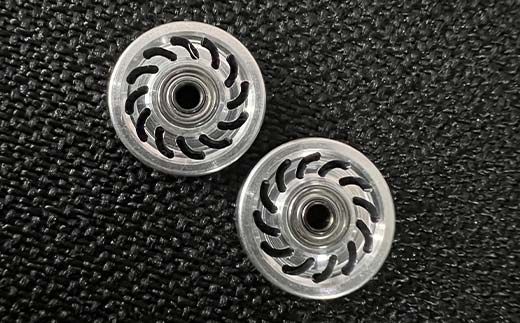 タミヤ　ミニ四駆用　ベアリングアルミローラー（切削加工品）アルミローラーセット 13ｍｍ H737282 ミニ四駆 アルミローラー 東原工業所 岐阜県 中津川市 F4N-1892