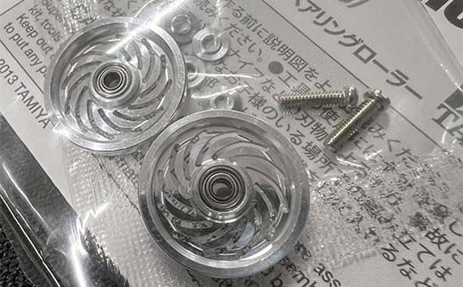 タミヤ ミニ四駆用 ベアリングアルミローラー（切削加工品）アルミローラーセット 19ｍｍ H797282 ミニ四駆 アルミローラー 東原工業所 岐阜県 中津川市 F4N-1899