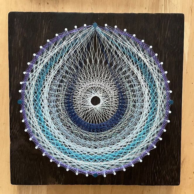 糸掛曼荼羅りん「田心姫命～タゴリヒメ」【糸掛人 MOKO】_HA0803