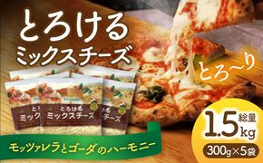 ミックスチーズセット 300g×5袋 計1.5kg チーズ モッツァレラ ゴーダ 愛西市 / 株式会社ヨシダコーポレーション [AEAA001]