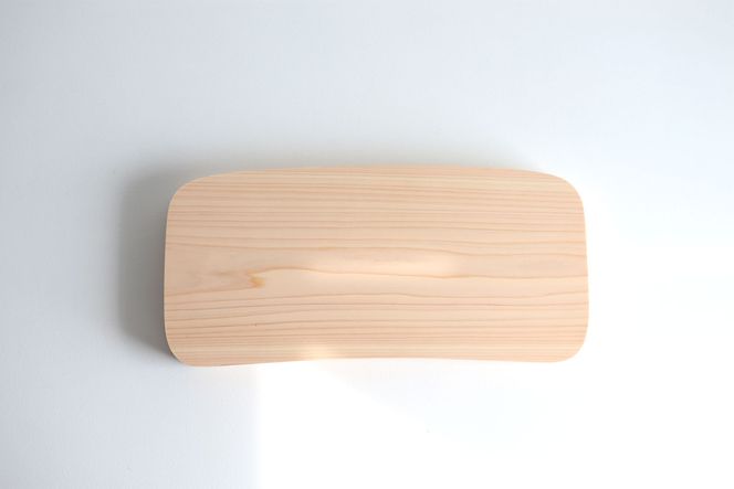 ヒノキ 曲線のまな板 カッティングボード キッチン雑貨