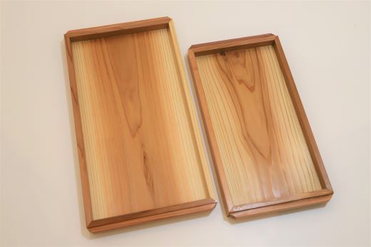 【CF】建具屋さんが作った木製トレー　『徳島県産杉使用』《90日以内に出荷予定(土日祝除く)》【配送不可地域あり】※離島不可---sanagouchi_aos_1_1k---