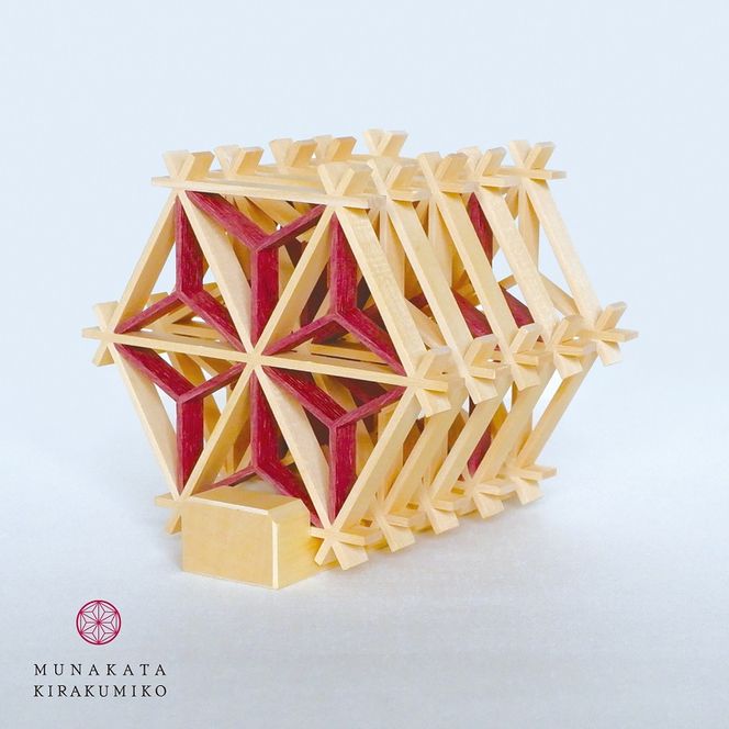 秋田杉星形コースター(5個組）