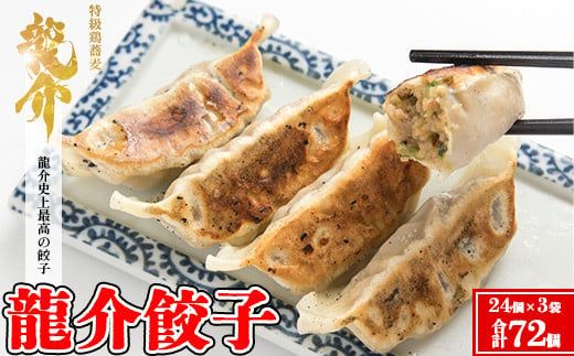 龍介餃子[24個入り×3袋セット] ※離島への配送不可