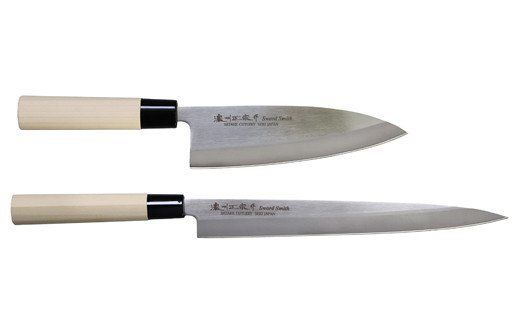 H15-36 濃州正宗作 ステンレス和包丁 出刃180mm＆刺身270mm