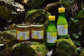 まるごとゆずジャム180g2個とゆず果汁150ml2本セット