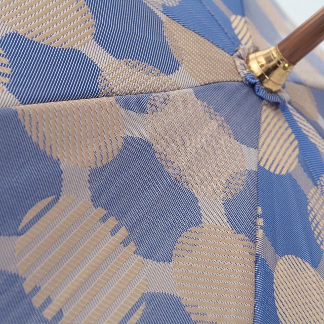 CB008　【槙田商店】晴雨兼用長傘　ノルディック　ドットコラージュ　ブルー