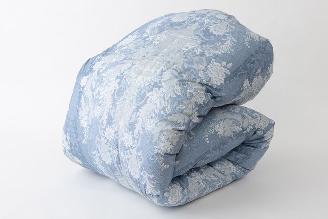 羽毛布団 シングル マザーグース ダウン95％1.2kg ポーランド産 80番手サテン (アリーチェブルー) 本掛け / 川村羽毛 / 山梨県 韮崎市 [20743607] 羽毛 布団 羽毛ふとん 本掛け布団