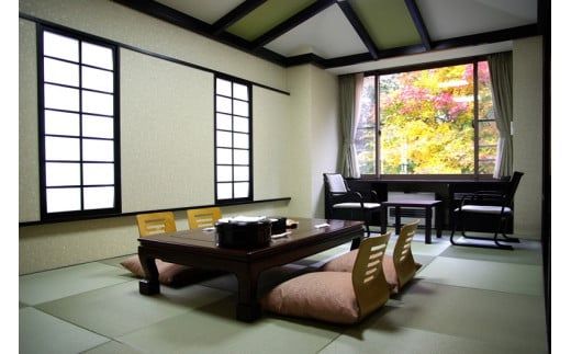 ns016-001　塩原温泉　源泉掛け流しにごり湯　奥塩原高原ホテル　ペア宿泊券 本館モダン和室（１泊２食付）