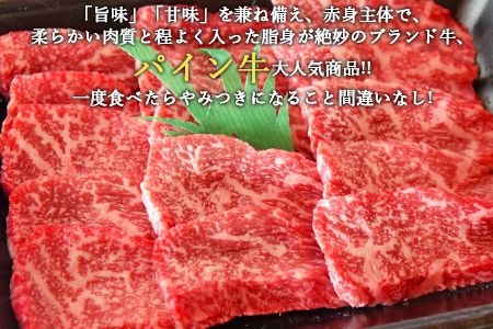＜パイン牛ロース焼肉　300g＞翌月末迄に順次出荷【c820_yu_x2】