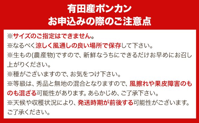 [濃厚・春みかん] 有田産 ポンカン 約 5kg(サイズおまかせ) 厳選館 《2月上旬-3月中旬頃出荷》 和歌山県 日高町 送料無料 柑橘 柑橘類 みかん ポンカン---wsh_gsk15_ae2_23_15000_5200g---