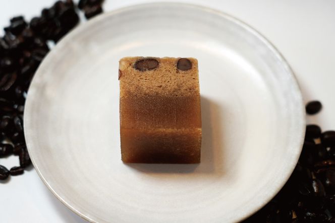 【自家焙煎珈琲豆使用】珈琲浮島 12個入 [宝達山本舗 松月堂 石川県 宝達志水町 38600586] 和菓子 浮島 蒸し菓子 コーヒー 珈琲