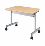 スタックテーブル 900×600 KV9060-NN（1.ナチュラル） スタッキング デスク キャスター テーブル 愛西市 / タック株式会社[AEAH017-1]