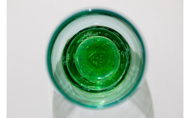 【RYUKYU GLASS WORKS 海風】バドロック（緑）