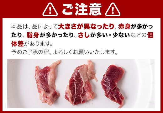 馬ひも焼肉用300g（50g×6袋） 肉 馬ひも 馬肉 南阿蘇村《90日以内に出荷予定(土日祝除く)》---mna_fkgbahimoyk_90d_r7_12000_300---