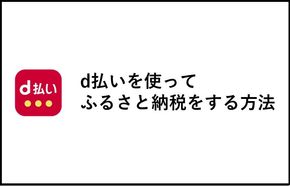 d払いを使ってふるさと納税をする方法