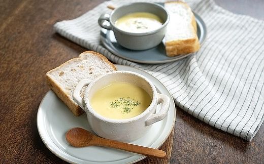 農家の自慢の朝採りとうもろこしから作ったコーンスープ10個セット H132-025