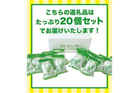 抹茶入りソフトクリーム グリーンソフト 20個入り 玉林園《30日以内に出荷予定(土日祝除く)》 和歌山県 紀の川市 抹茶 ソフト ソフトクリーム アイス スイーツ 20個 冷凍 送料無料---wsk_fgre4_30d_24_18000_20p---