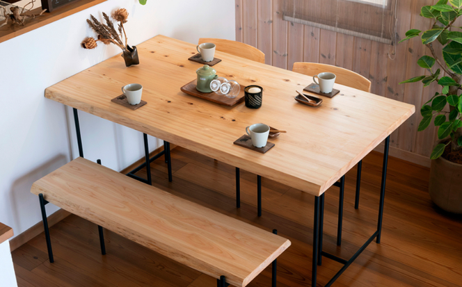 【幅サイズオーダー可能】 KIMIKI - MIMIテーブル 151cm-180cm M-mo-A45A