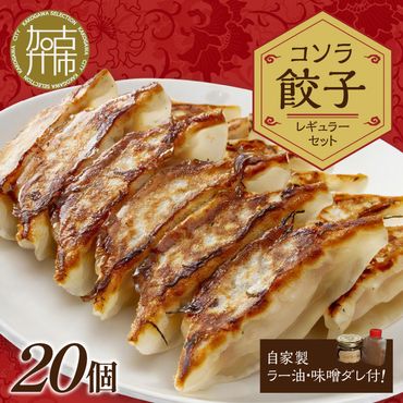 コソラ餃子レギュラーセット(20個)《 惣菜 おかず ぎょうざ 餃子 薄皮餃子 味噌ダレ 》