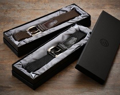 [P044] 組紐ベルト「CLVER」クロコメッシュ（35mm×105cm）　焦げ茶