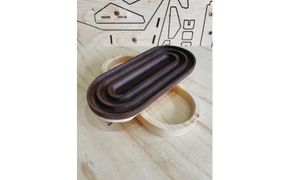 447. Oval Tray 筆記具トレー ステーショナリーケース 筆記具 トレイ