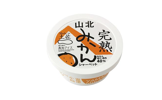 高知アイスの土佐の柑橘づくしシャーベットセット（１２個）