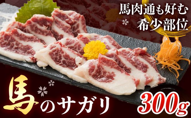 馬のサガリ 300g 桜屋 《30日以内に出荷予定(土日祝除く)》 馬刺し 馬肉 熊本県 大津町 肉 サガリ 送料無料---so_fskrsg_30d_24_15500_300g---