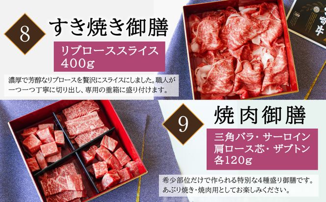 定期便 宮崎牛 食べ比べ 贅の極み 9ヶ月コース_M109-T023