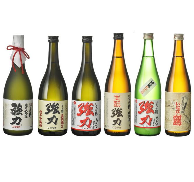 1155 いなば鶴 純米酒飲み比べ 6本セット