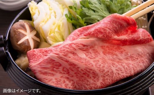 【12回定期便】長崎県産 和牛 肩ロース スライス 500g / 南島原市 / 高田牧場 [SDB010]