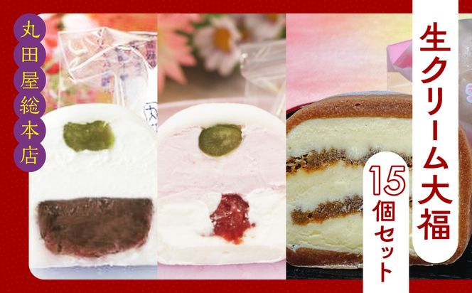 生クリーム大福15個セット  ANQ007