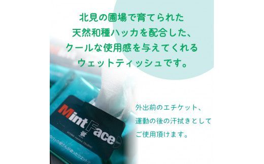 ミントシャワーとミントフェイス2個 セット ( はっか ハッカ 薄荷 ミント 冷感 消臭 天然 シート )【007-0007】