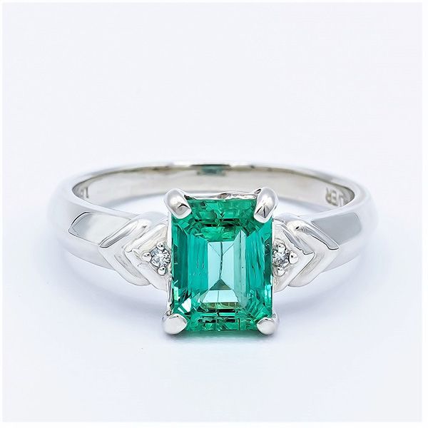 エメラルドリング 1.2ct Pt100 （14430） BR-65（山梨県甲斐市