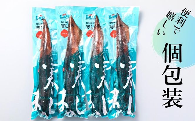 【朝どれ寒シマメ 特大サイズ 4～5杯】1.4kg〜1.6kg いか イカ スルメイカ 寒シマメ 朝どれ寒シマメ 御歳暮 ギフト 12月24日までのご注文で年内発送