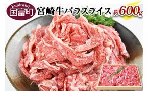 ＜宮崎牛バラスライス約600g＞翌月末迄に順次出荷【a0144_sb】