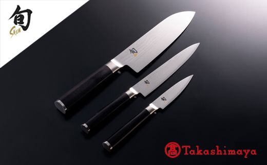 [59E0516][貝印]旬Shun Classic 3本セットD(三徳175mm&ユーティリティ150mm&ペティ90mm)