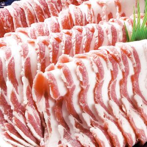 三元豚　毛呂山豚バラ　（豚バラ　スライス　１．４ｋｇ）