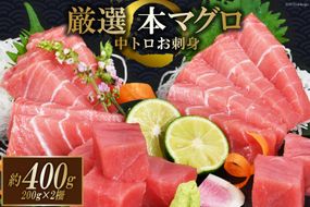 まぐろ 本マグロ背トロ 約400g(200g×2柵) [豊洋海産流通 宮城県 気仙沼市 20563371] 中トロ 刺身 冷凍 