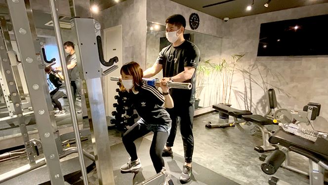 パーソナル ジム 回数券 7回分 CLASSY オリジナルTシャツ ・ マスク 付 パーソナルジム ダイエット 筋トレ 完全予約制 トレーニング マンツーマン [CY01-NT]