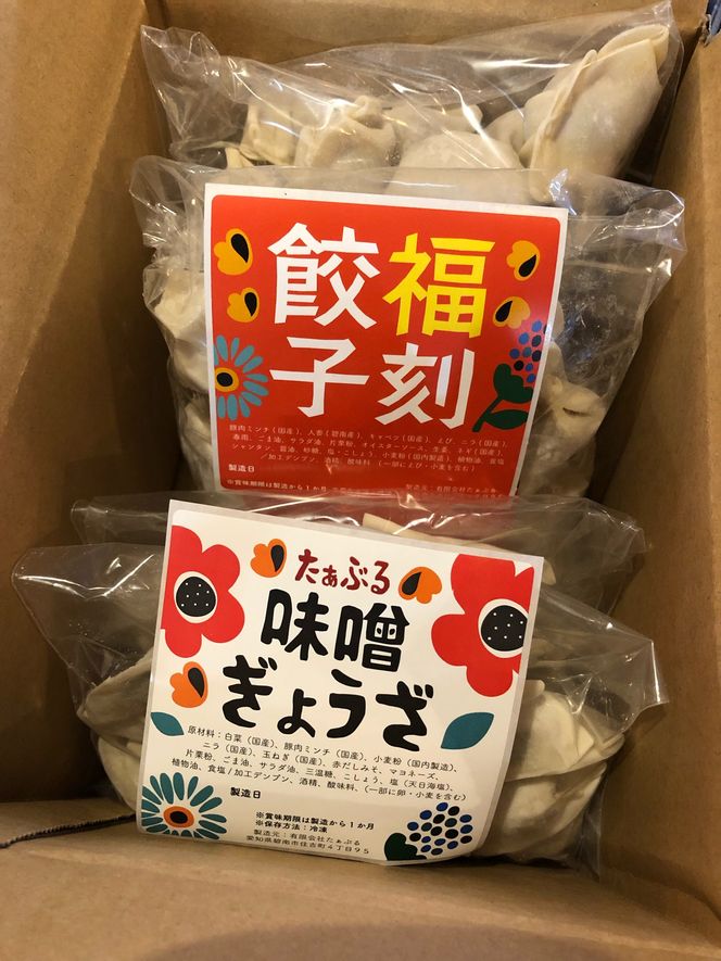 【定期便全3回】3ヶ月に1回お届け 居酒屋のおかあちゃん手作り “パリパリひと口ぎょうざ”と“もちもち餃子”コラボセット 合計90個 H136-045
