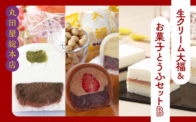 生クリーム大福&お菓子とうふセットB   ANQ017