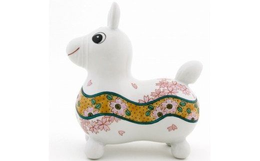 「RODY（ロディ）」×「九谷焼」050034. 【RODY×九谷焼】九谷焼置物ロディ「吉田屋桜文」