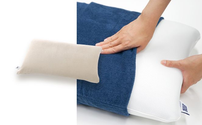 エアウィーヴ ピロー スタンダード × ピローケース ソフトタッチ セット （ベージュ） 寝具 枕 まくら 届いたその日に使える