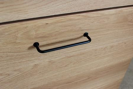 トラクト ガラス扉＋OP引出 NA 【食器 キャビネット 家具 国産 組み合わせ 収納家具 完成品】(H060639)