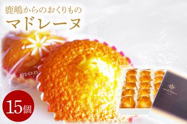 鹿嶋からのおくりものマドレーヌ　スイーツ　デザート　焼き菓子　送料無料（KD-15）
