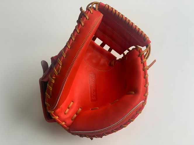 THE MARVELOUS 野球キャッチャーミット【Rオレンジ：右投げ用】◇