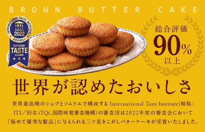005A676 【明治25年創業】純度115％ 特製こがしバターケーキ 12個【スイーツ 洋菓子 工場直販 個包装 小分け おためし 泉州名産 スピード発送】