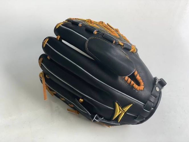 SAEKI　野球グローブ 【軟式・品番112】【ブラック】【Rオレンジ】【クリーム】